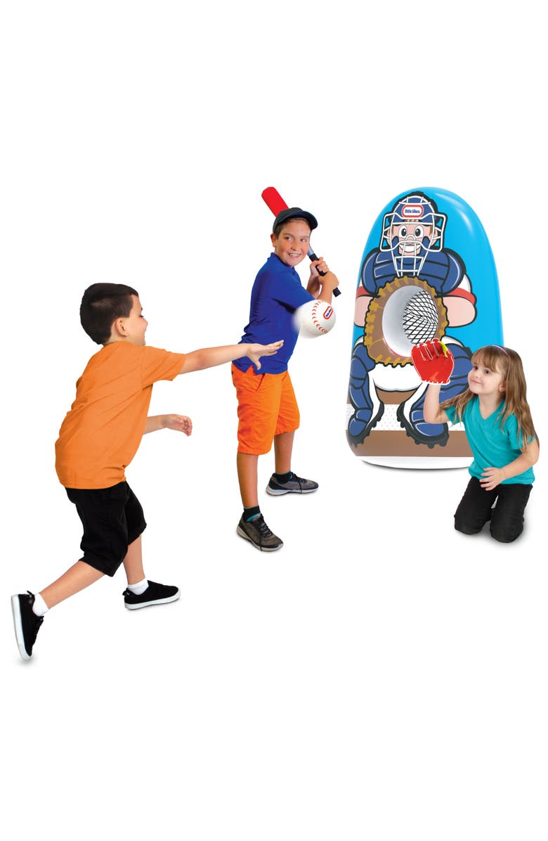LITTLE TIKES Jumbo Inflatable Baseball Trainer Over 3 Feet Tall!, Alternate, color, Multicolored