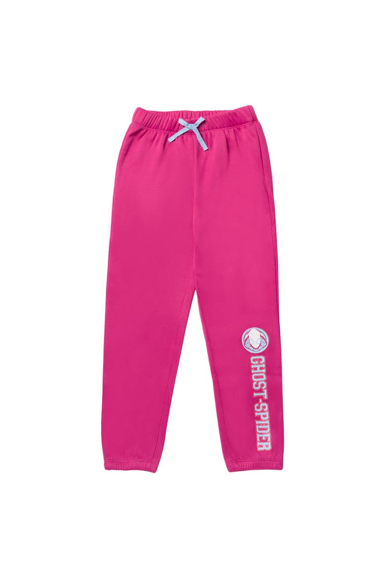 Spider-Gwen Spider-Man Fleece Sweatshirt & Pants Set, Alternate, color, Purple