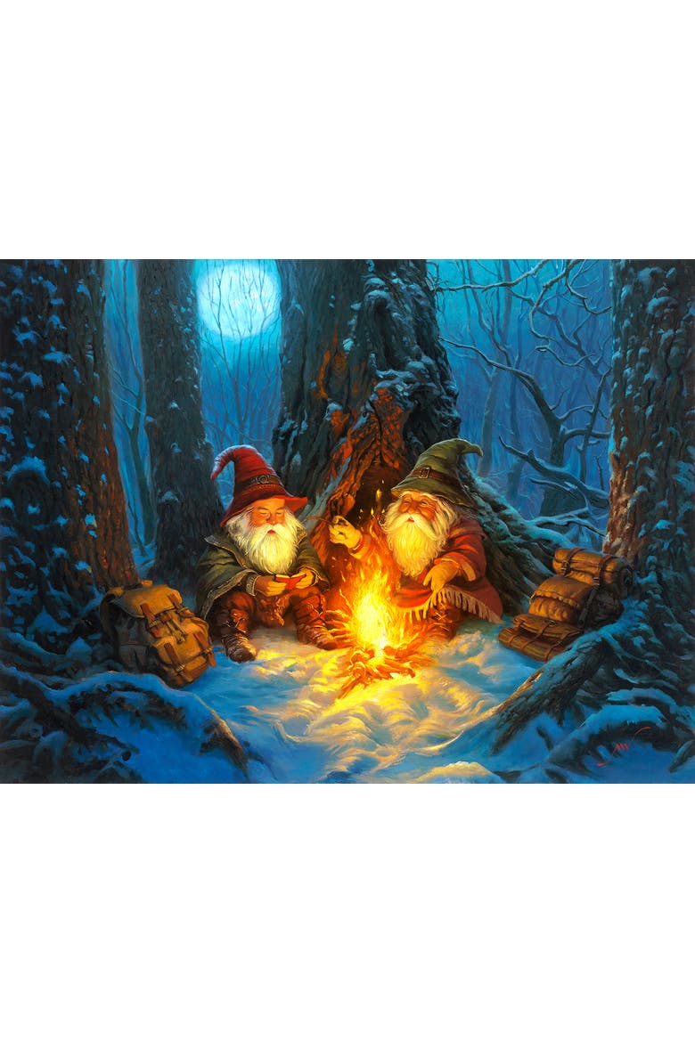 Campfire Companions 500 piece Jigsaw Puzzle for Adults, Alternate, color, Multicolor