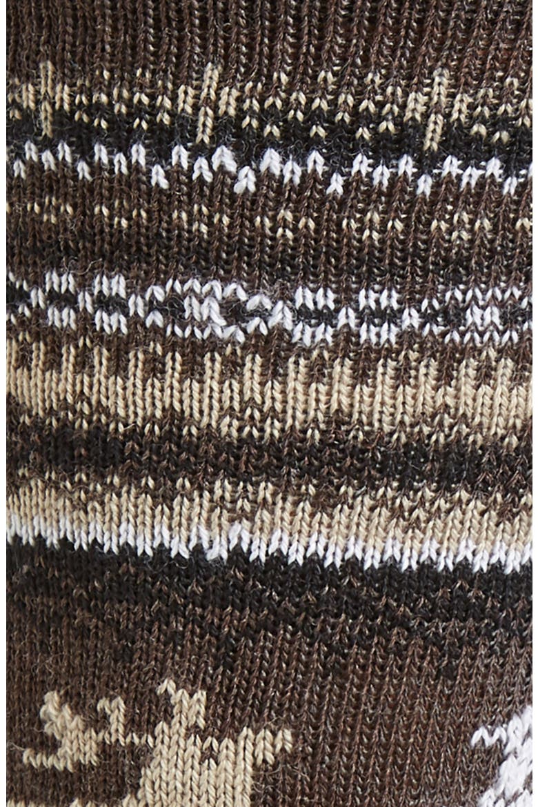 Premium CHUP Polar View Socks, Alternate, color, CHESTNUT