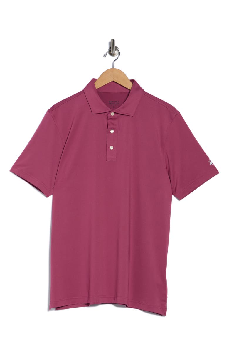 Brooks Brothers Knit Polo, Alternate, color, Violet Quartz