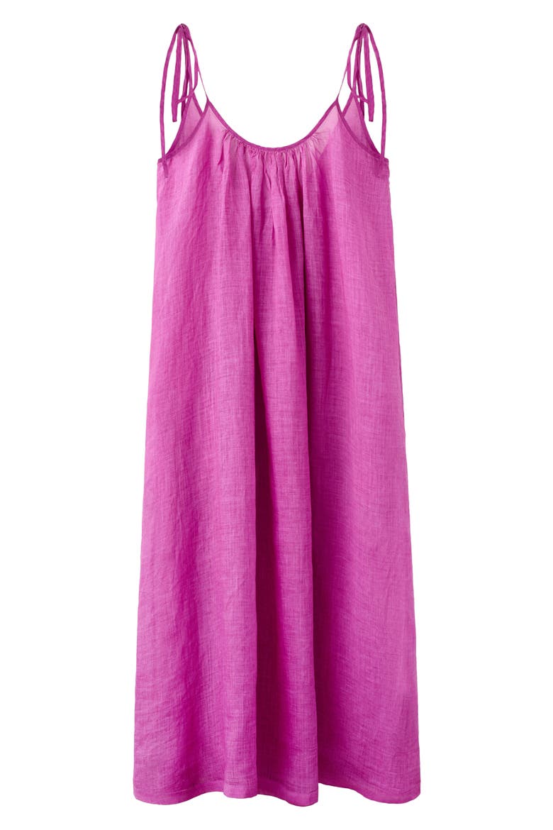 Ramie Nightgown, Main, color, FUCHSIA