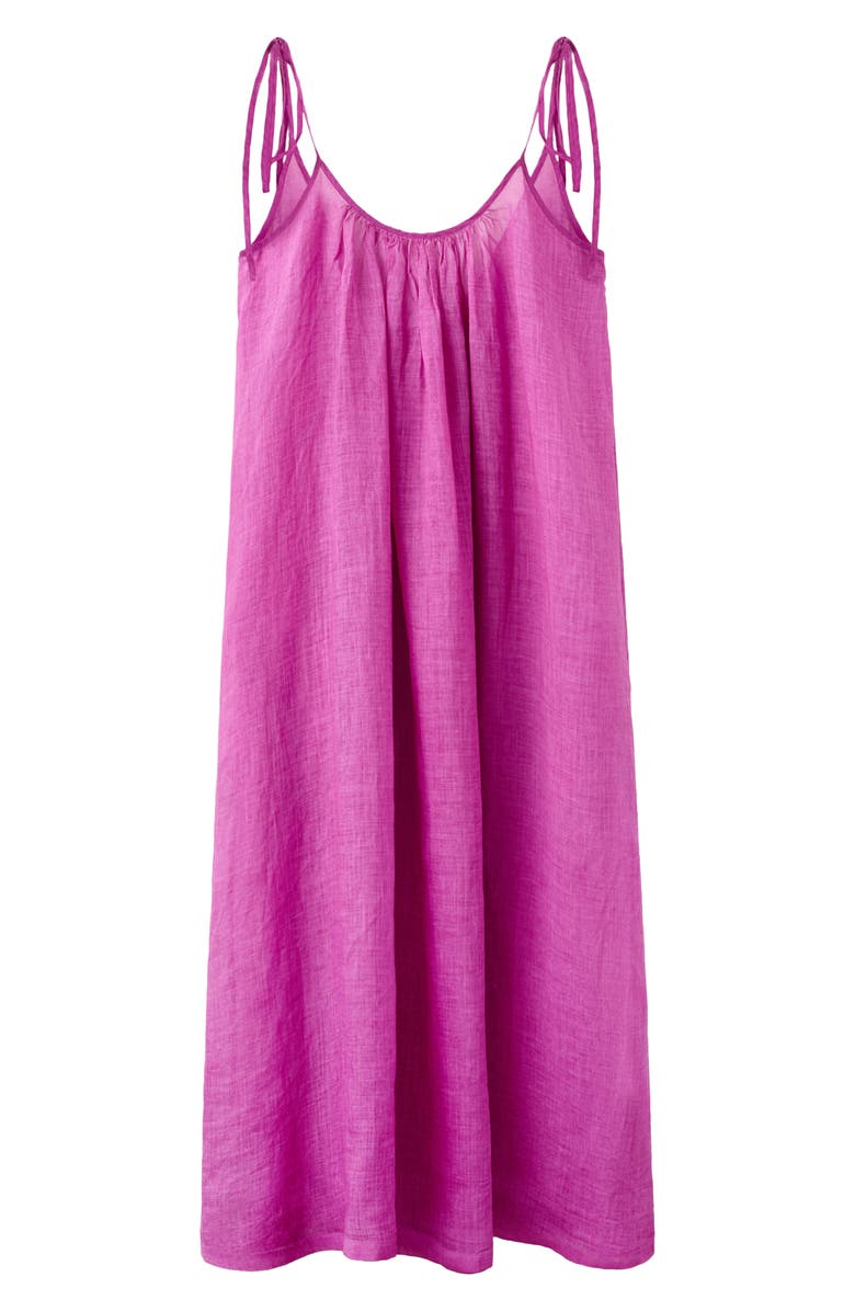 MANGO Ramie Nightgown, Main, color, 