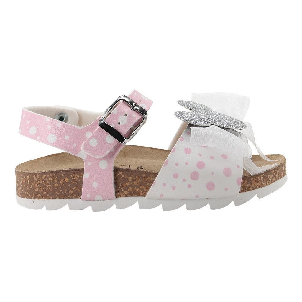 Master of Arts All Over Mickey Print Sandals, Alternate, color, Pink