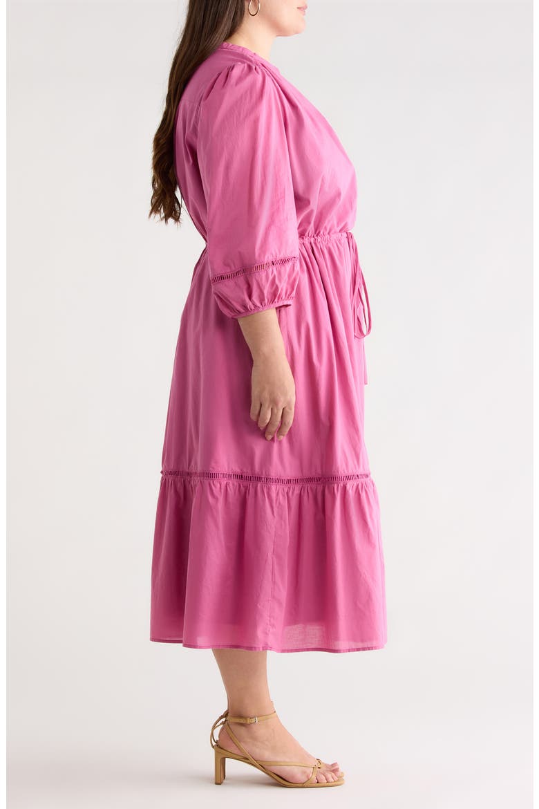Harmy Long Sleeve Maxi Dress, Alternate, color, MAGENTA
