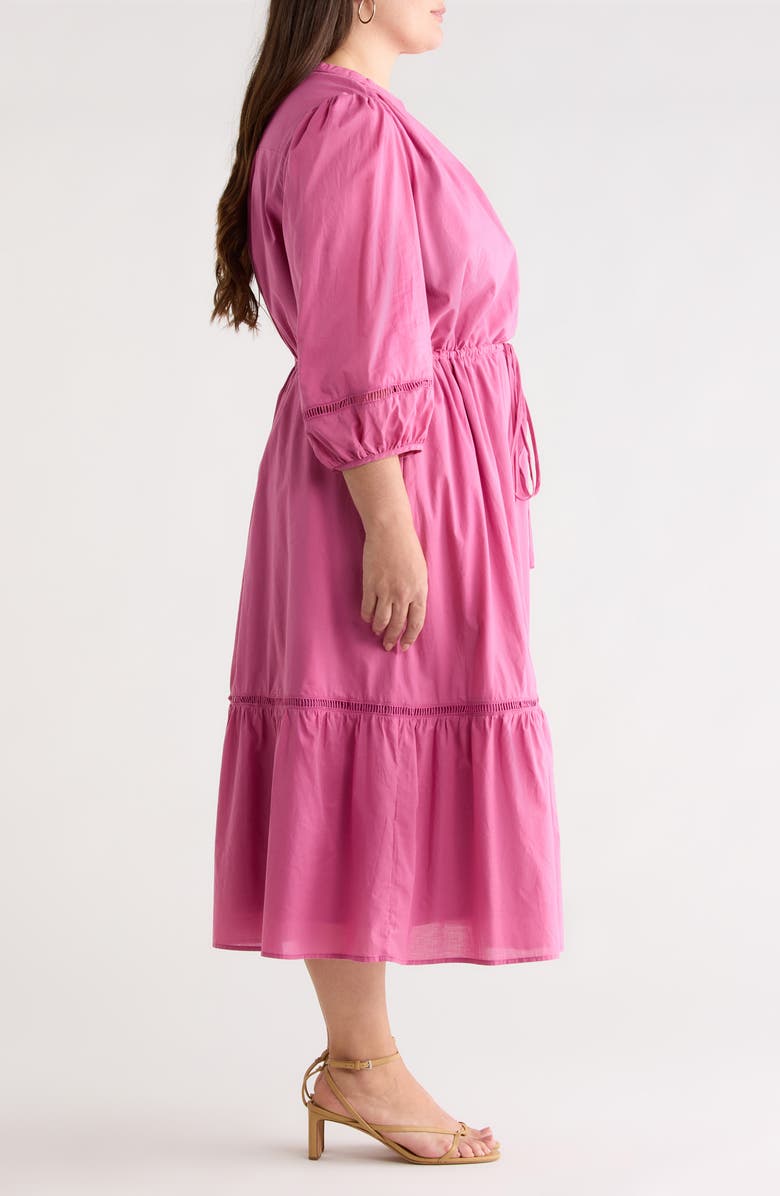 SUGARLIPS Harmy Long Sleeve Maxi Dress, Alternate, color, Magenta