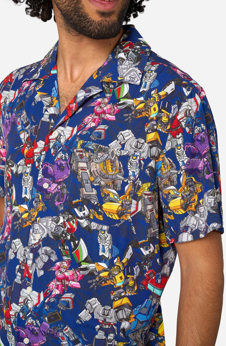 OppoSuits Transformers<sup>™</sup> Camp Shirt, Alternate, color, Multicolor