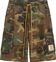 DIET STARTS MONDAY Camo Cargo Shorts
