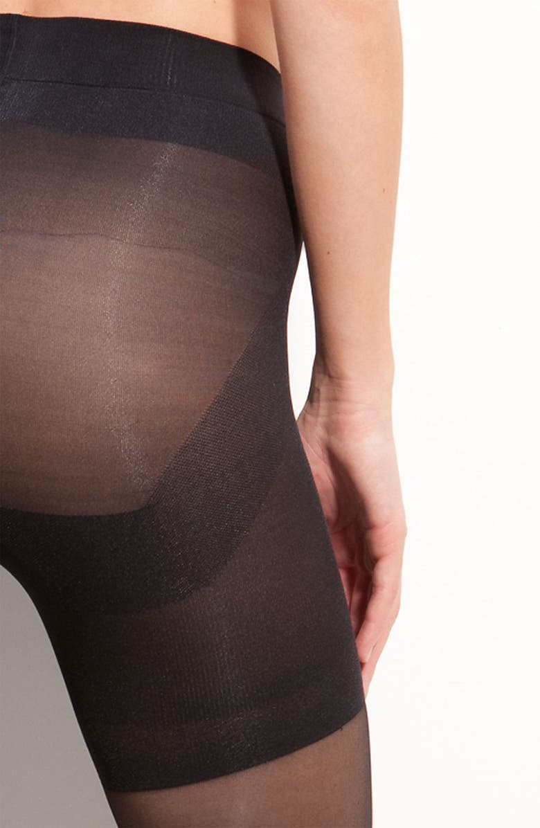 Oroblu Shock Up Shaping Pantyhose, Alternate, color, Black