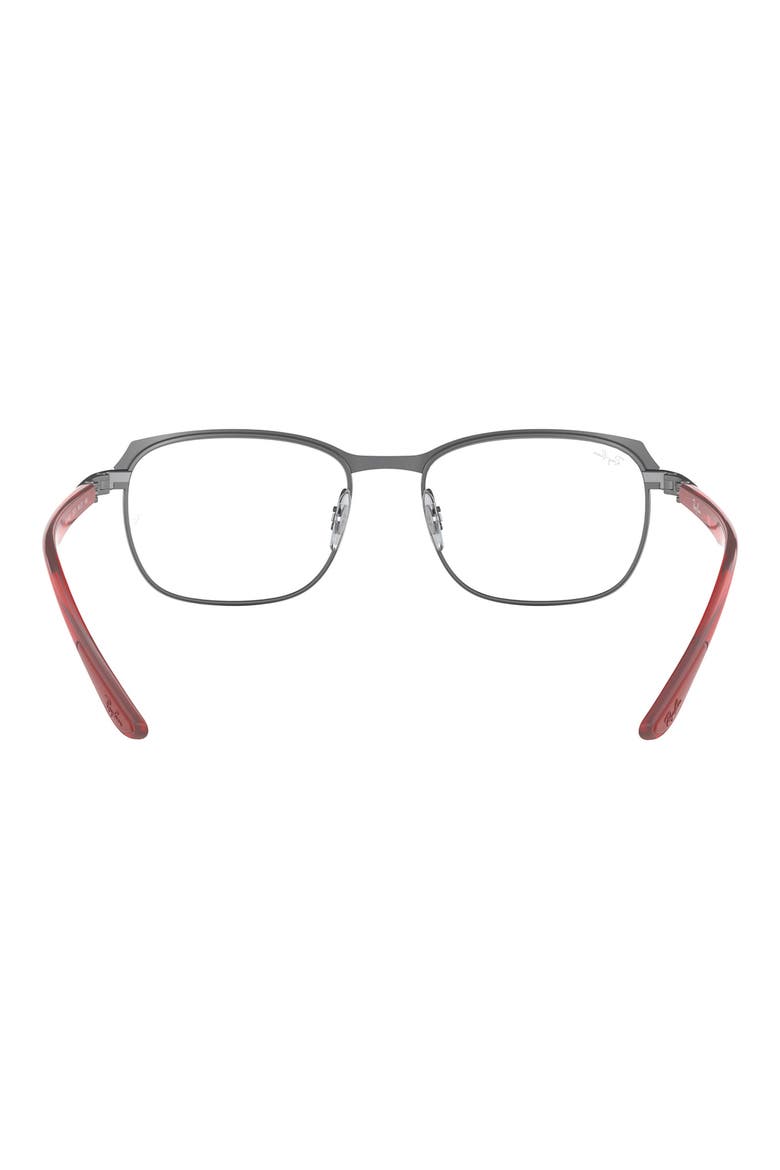 RX6420 52mm Rectangular Optical Glasses, Alternate, color, BORDEAUX