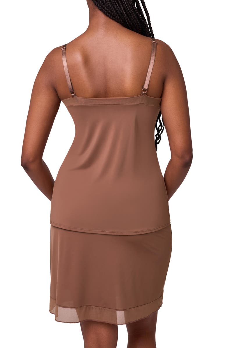 Montelle Intimates Camisole Slip, Alternate, color, Mocha