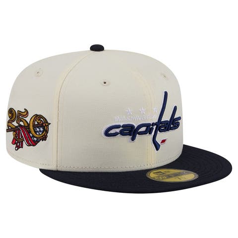 Men's New Era  Cream Washington Capitals 250th Anniversary of the United States Two-Tone 59FIFTY Fitted Hat