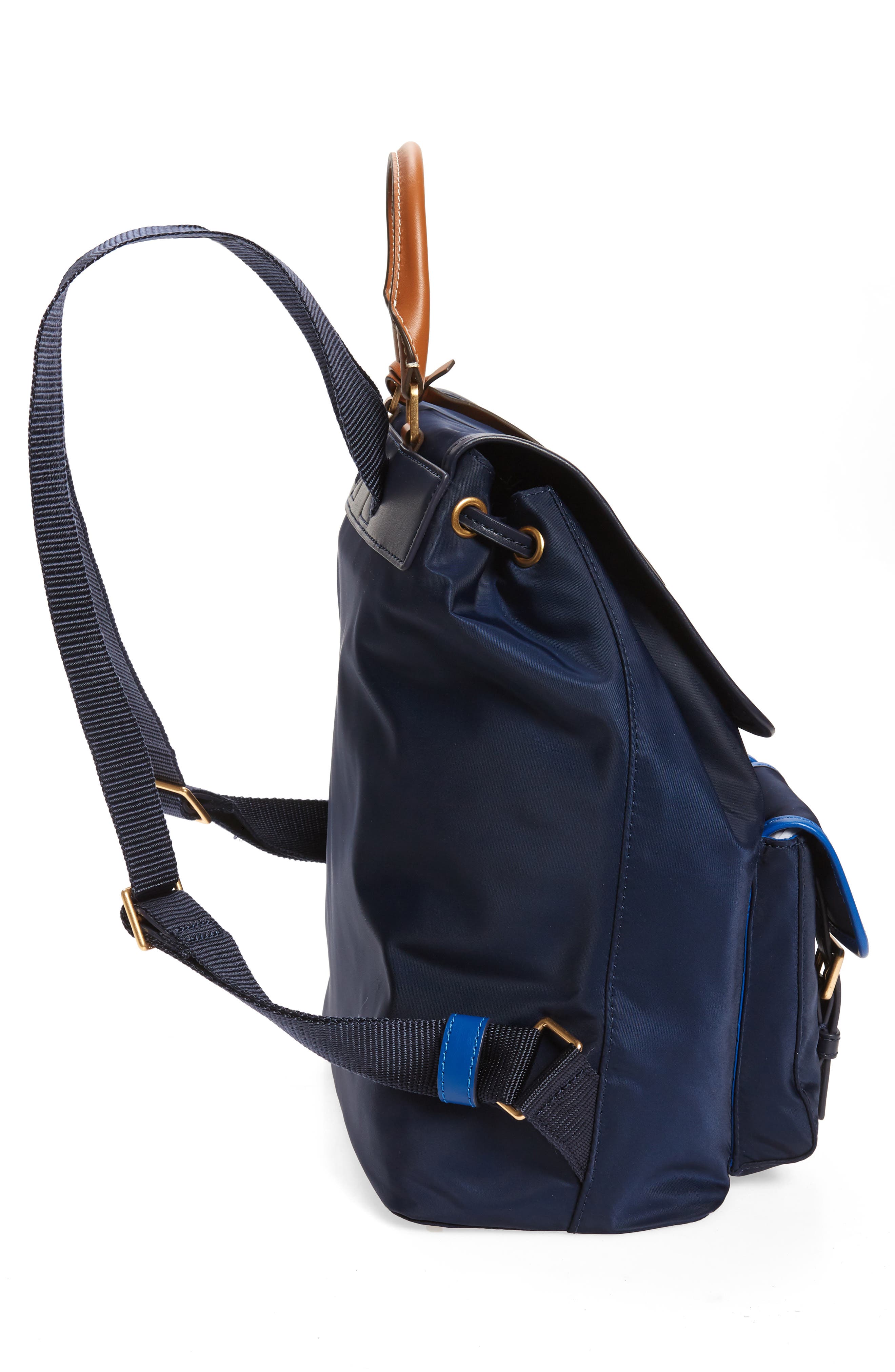 Tory Burch Perry Nylon Backpack, Alternate, color, 