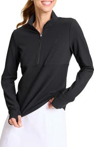 Tommy Bahama Abby Rib Half Zip Top