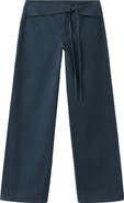 MANGO TEEN Low Waist Bow Straight Leg Jeans