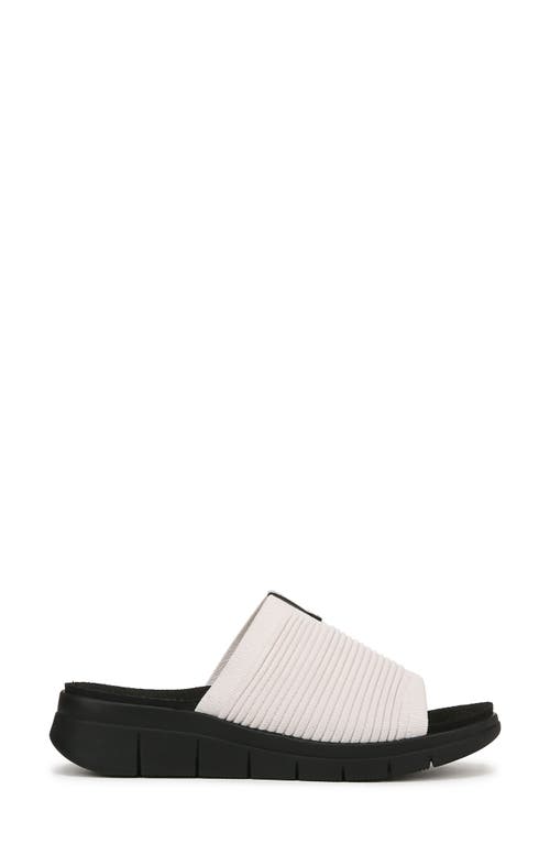 Ryka Rykä Epic Slide Sandal In White Alyssum