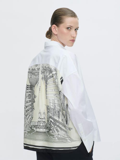 Callas Milano Sirene Scarf Back Shirt