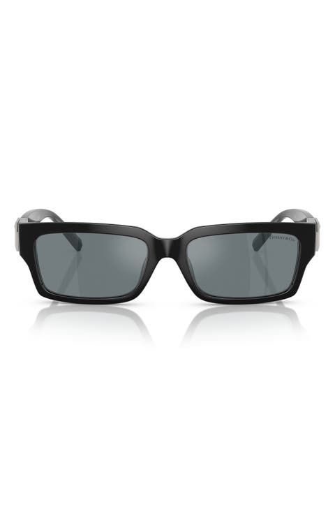56mm Rectangular Sunglasses