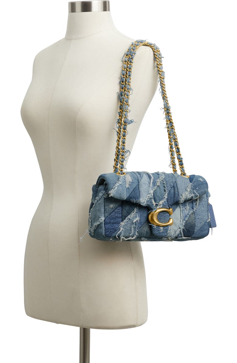 COACH Tabby 26 Patchwork Quilted Denim Shoulder Bag, Alternate, color, Denim Multi