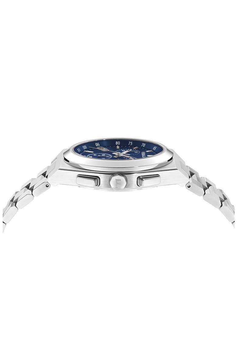 Vega Upper East Two-Tone Bracelet Chronograph Watch, 42mm, Alternate, color, STAINLESS STEEL