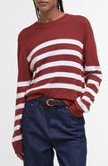 Barbour Stripe Cotton Blend Sweater