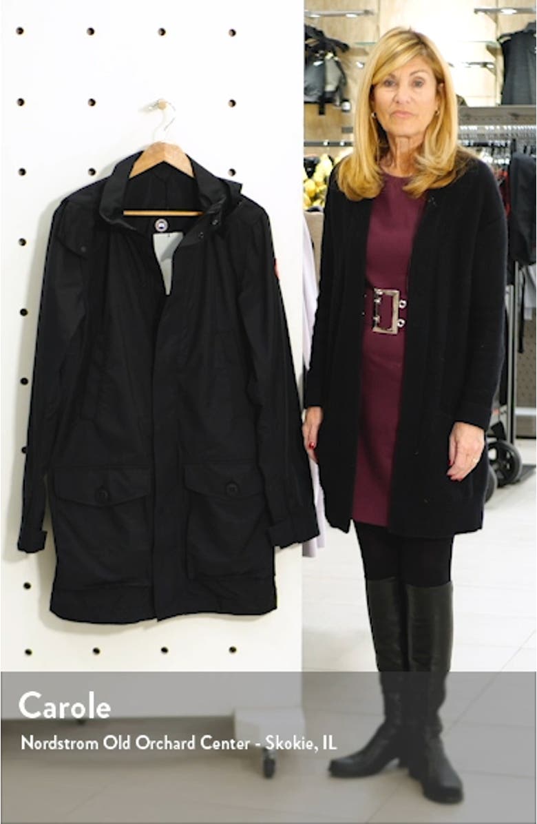 Crew Trench Jacket with Removable Hood, sales video thumbnail