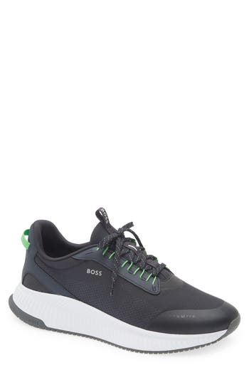 Hugo Boss Boss Evo Runn Sneaker In Black