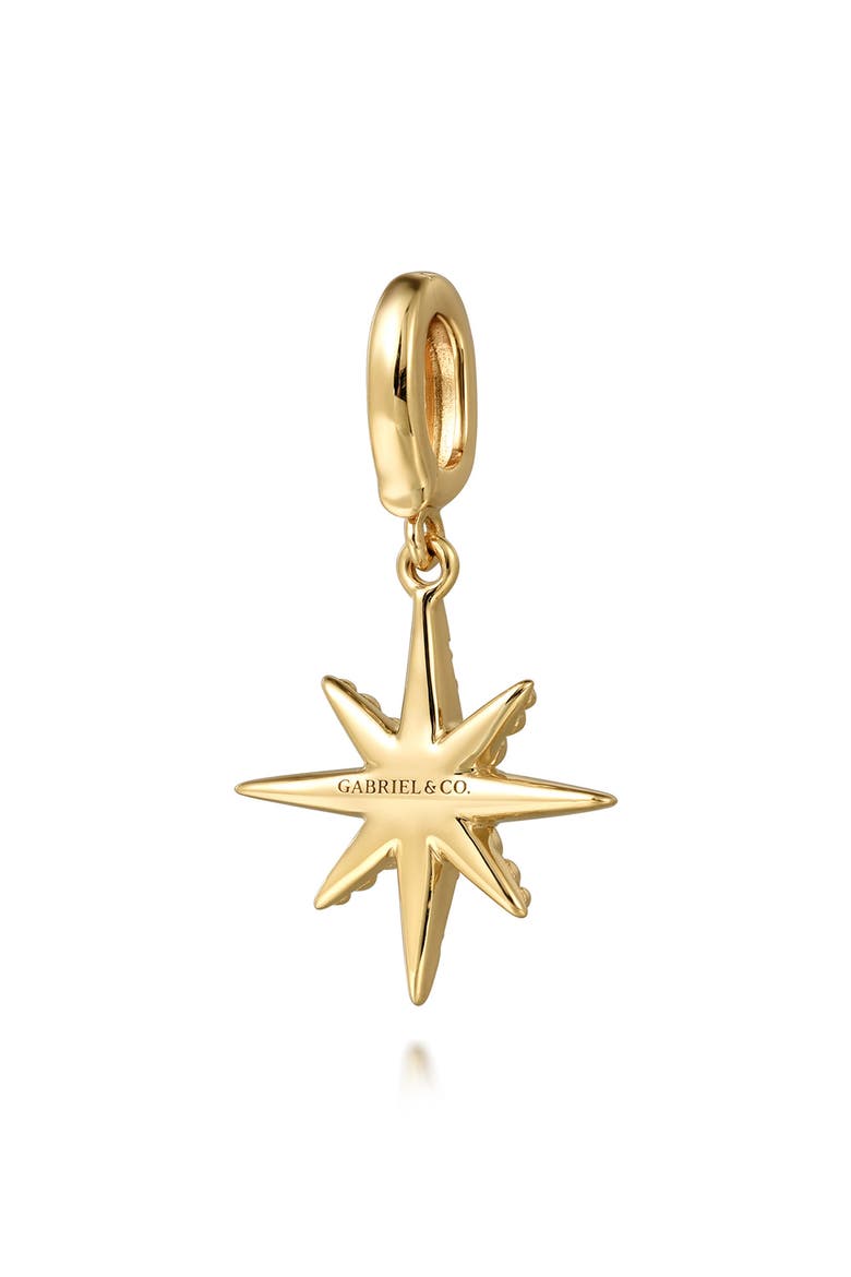 14k Gold Diamond Star Charm, Alternate, color, 14K YELLOW GOLD