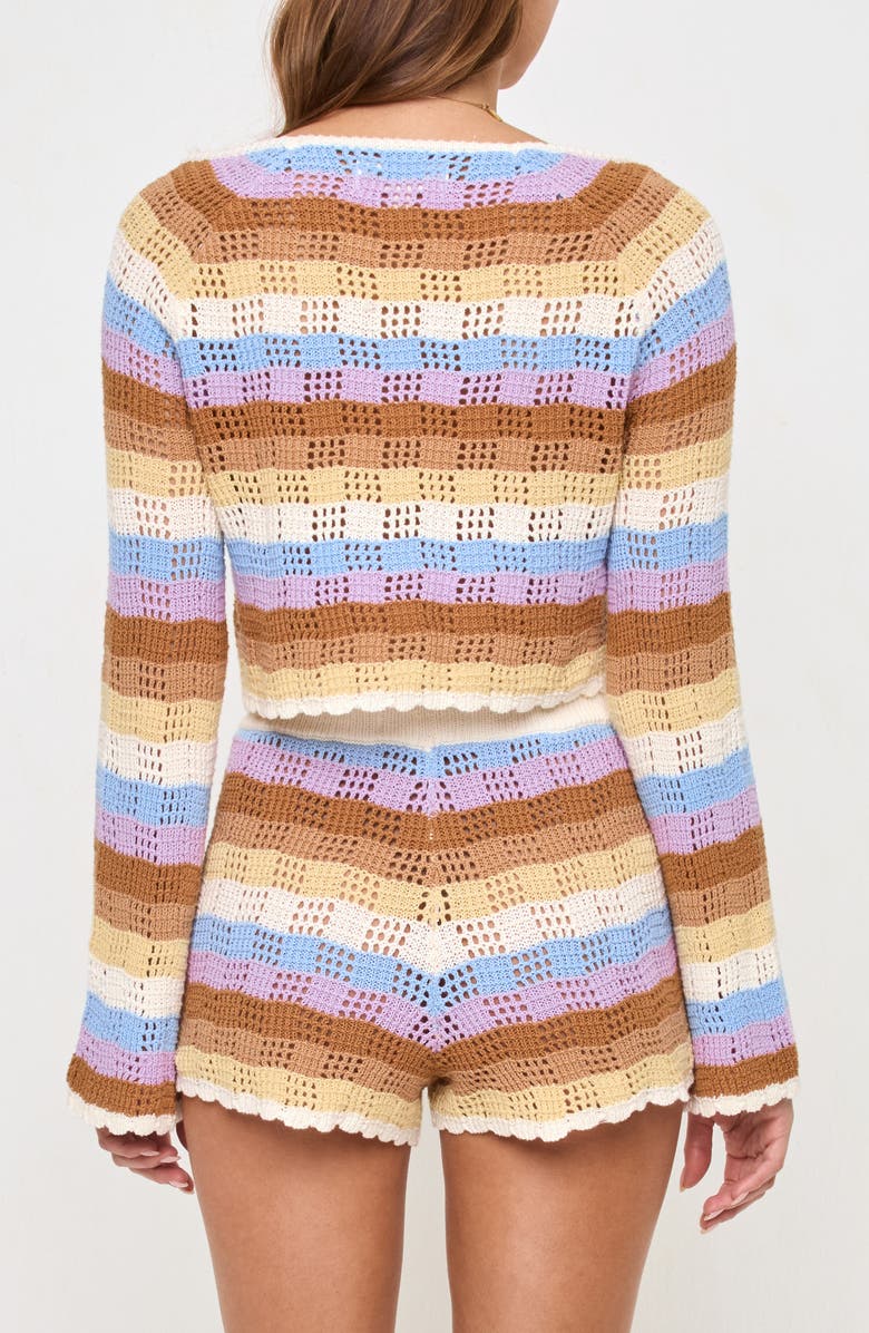 LSPACE Lost Tides Cover-Up Sweater, Alternate, color, Baja California Str