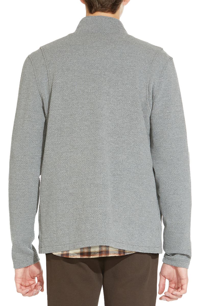 Civil Society Croft Waffle Knit Zip Jacket, Alternate, color,