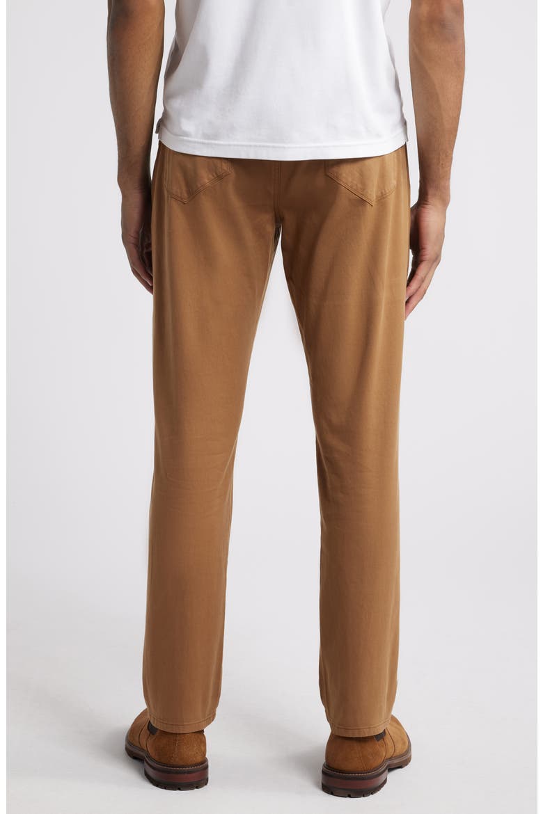 Straight Leg Stretch Pima Cotton Pants, Alternate, color, CAMEL