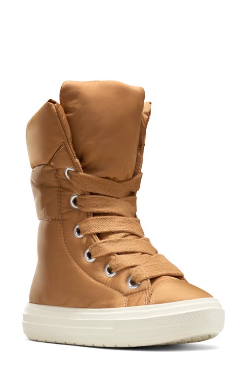 Converse Gender Inclusive Chuck Taylor All Star Elements Water Repellent Puffer Boot In Brown