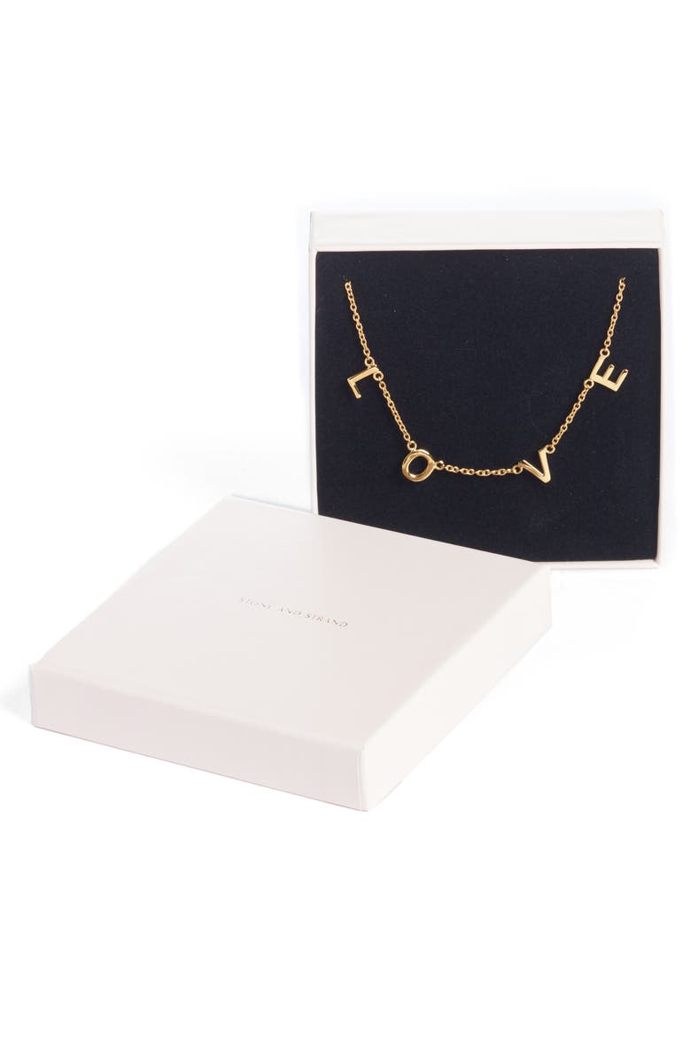 STONE AND STRAND Love Station Necklace, Alternate, color, 