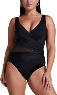 Hunkemöller Shaping Shell Mesh Swimsuit
