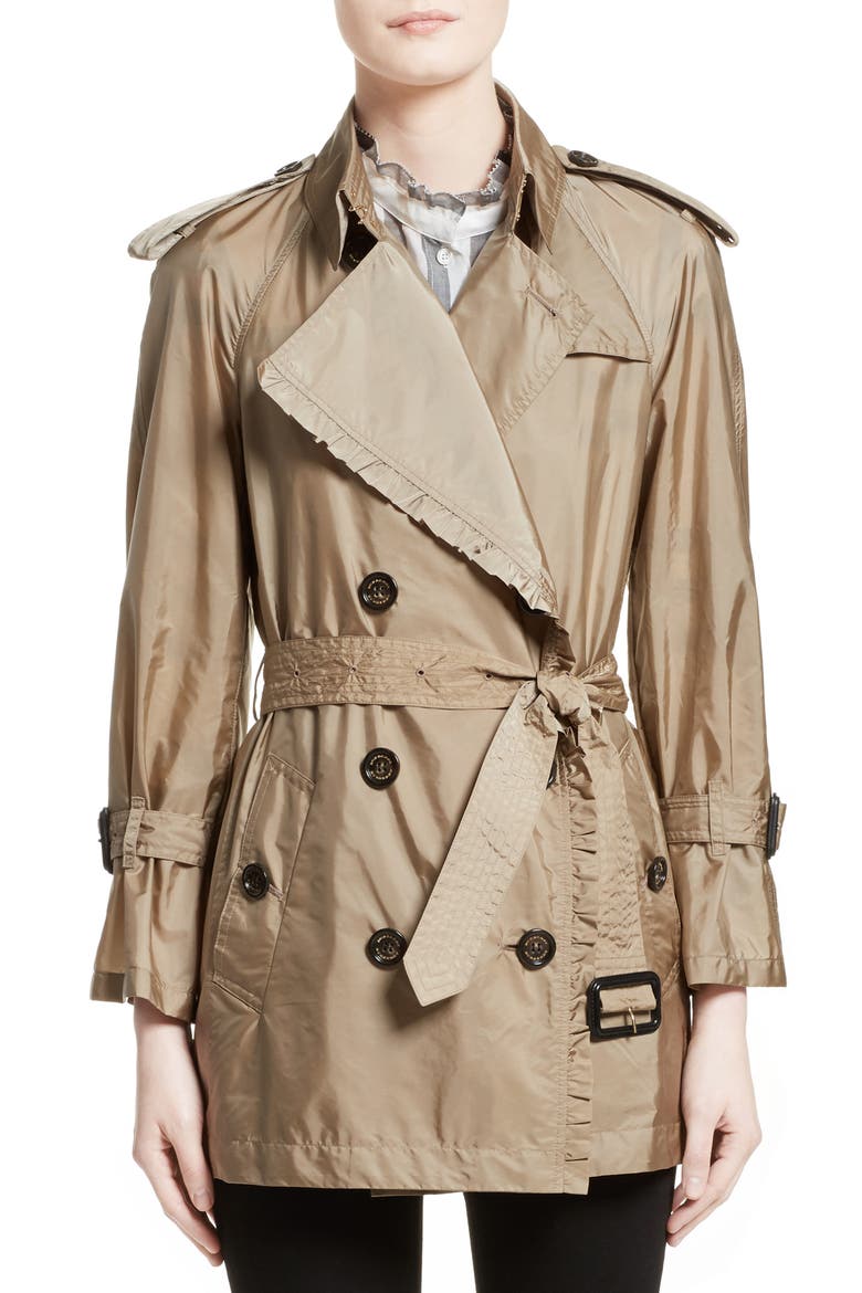 Ombersley Trench Coat, Main, color, SISAL