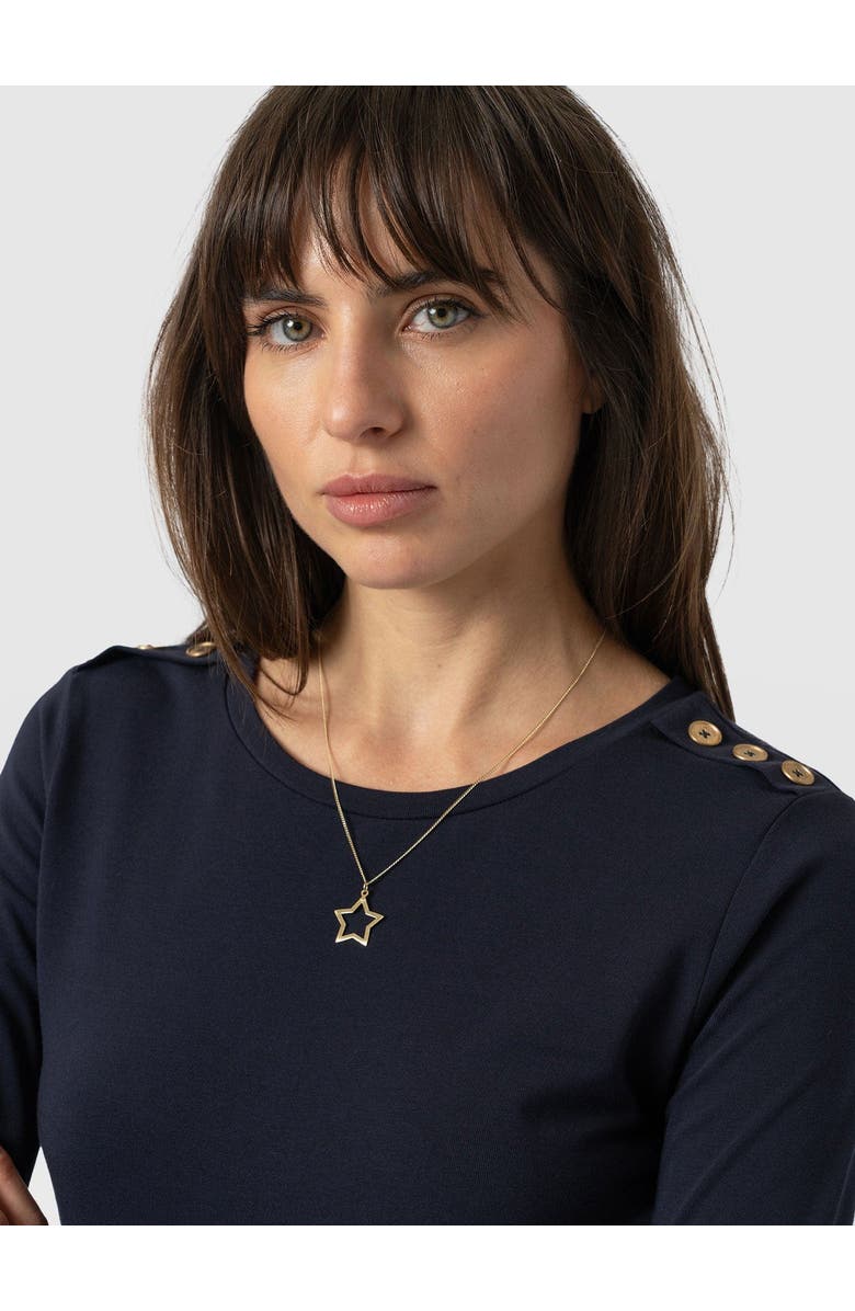 Saint + Sofia Runway Maxi Dress, Alternate, color, Navy