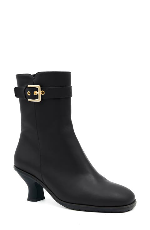 Baronessa Leather Bootie