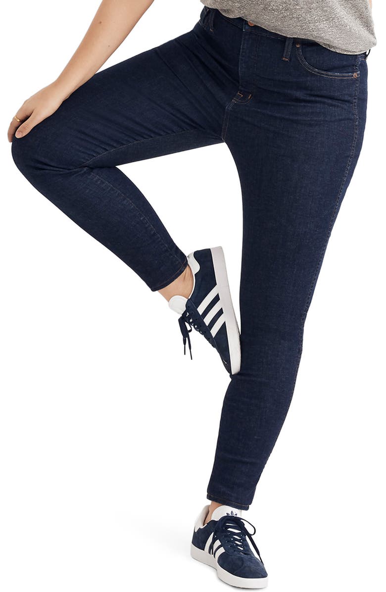 Madewell 10-Inch High Waist Skinny Jeans, Alternate, color, 
