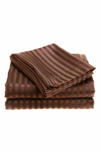 Dobby Stripe Bed Sheet Set
