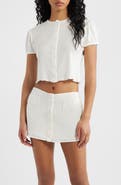 Bella Venice The Boni Short Sleeve Button-Up Top