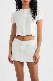Bella Venice The Boni Short Sleeve Button-Up Top