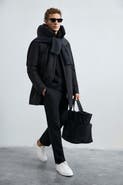 LUFIAN Lufian Men's Longline Goose Down Parka