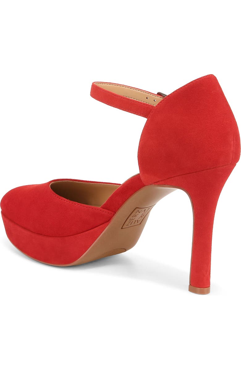 Naturalizer Crissy Platform Mary Jane, Alternate, color, Crimson Red Leather