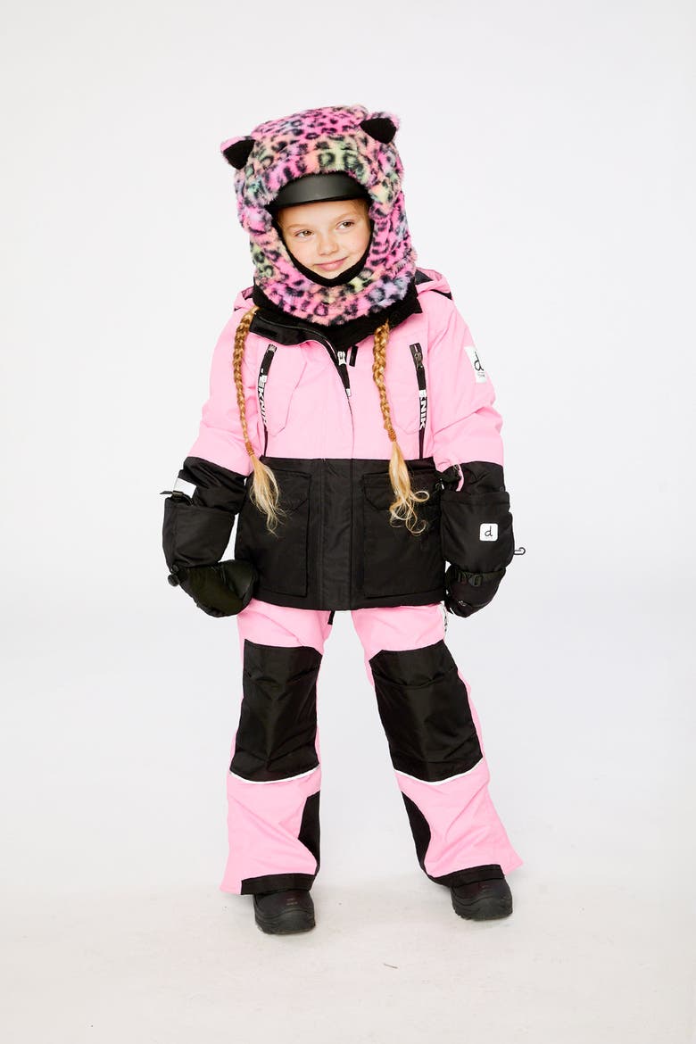 Fleece Teknik Jacket & Pants Two Piece Snowsuit, Alternate, color, Pink