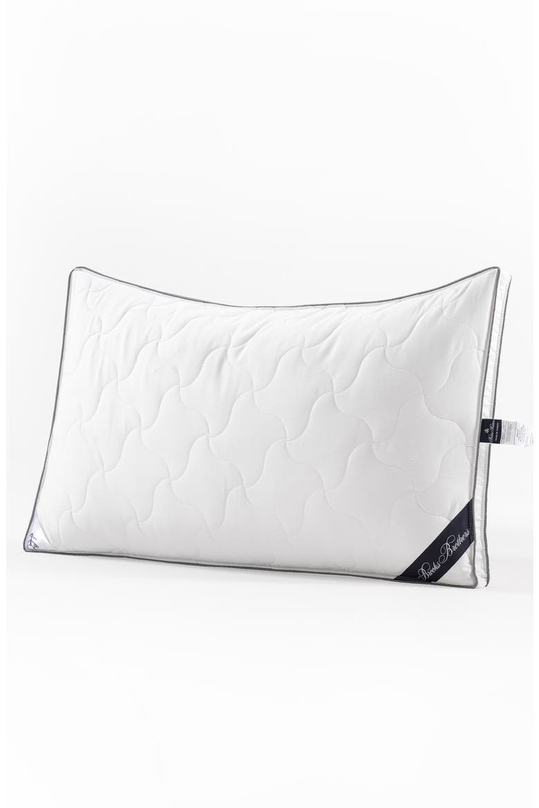 Cotton Blend Pillow, Alternate, color, WHITE