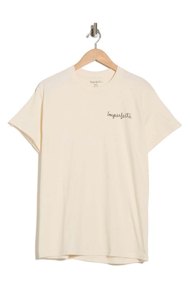 Imperfects Shop Graphic T-Shirt, Main, color, Cream