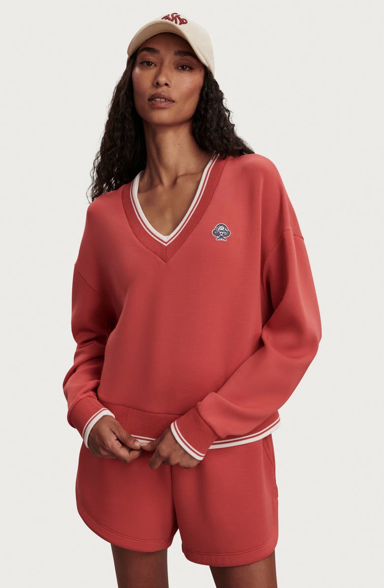 Varley Blithe Crop Sweatshirt, Alternate, color, Baked Apple