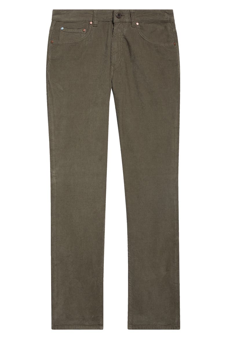 Five-Pocket Stretch Corduroy Pants, Main, color, DOVE GREY