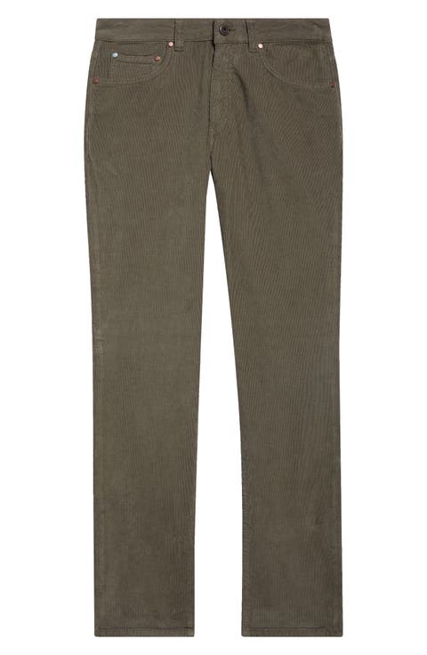 Five-Pocket Stretch Corduroy Pants