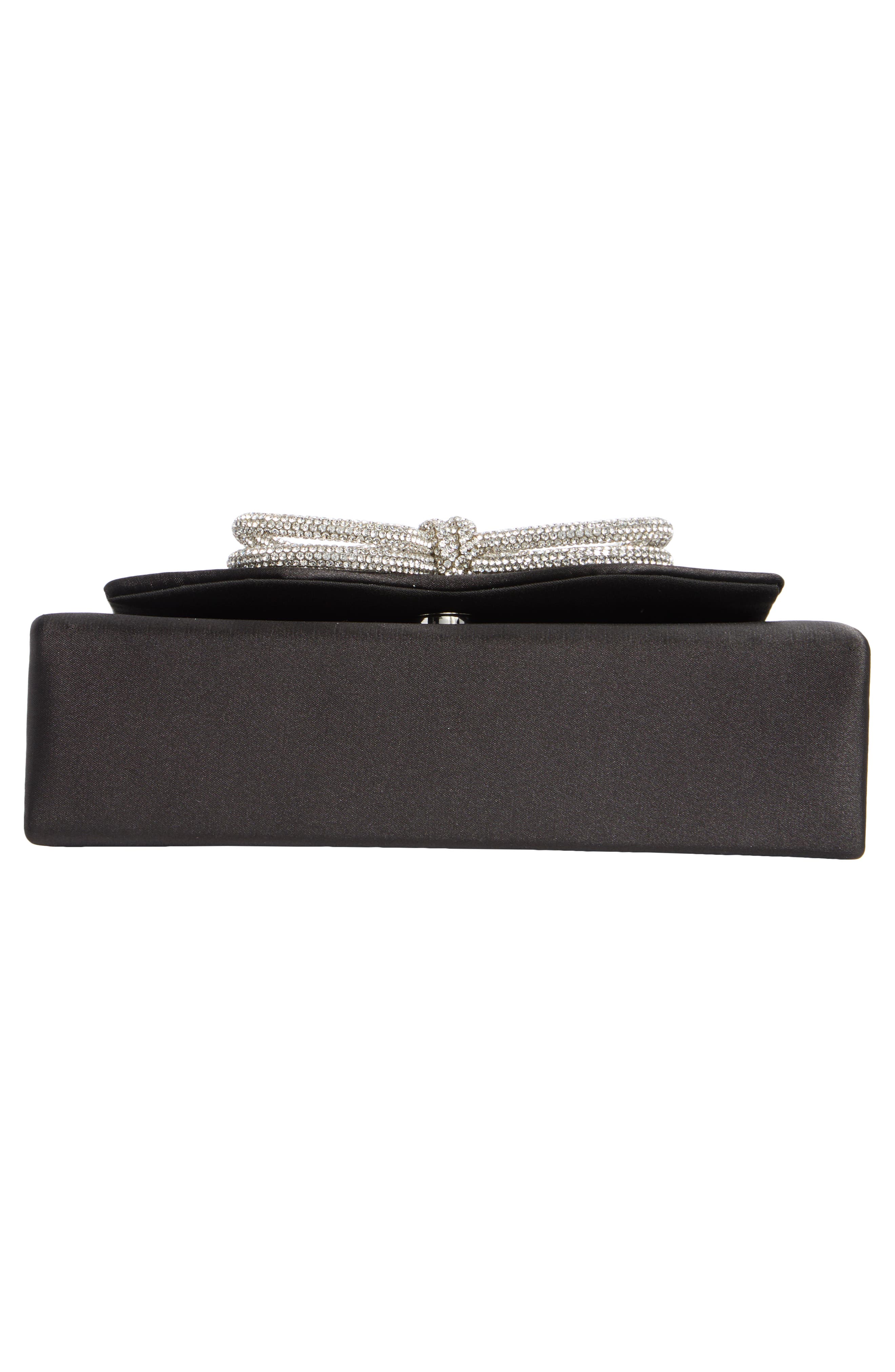 ALESSIA BIANCHI Dazzling Bow Flap Clutch, Alternate, color, 